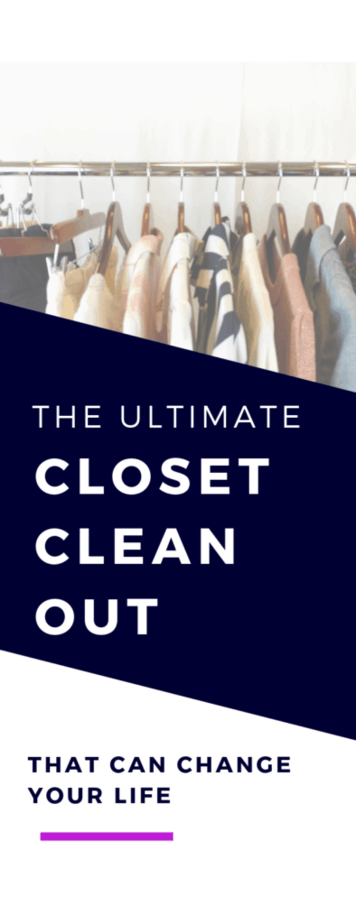 Spring Cleaning your closet