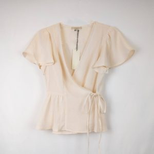 Peplum Wrap top